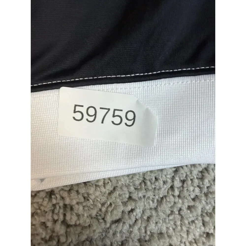 Nike Track Jacket Boys 4 White Black Full Zip Athletic Swoosh Logo Activewear